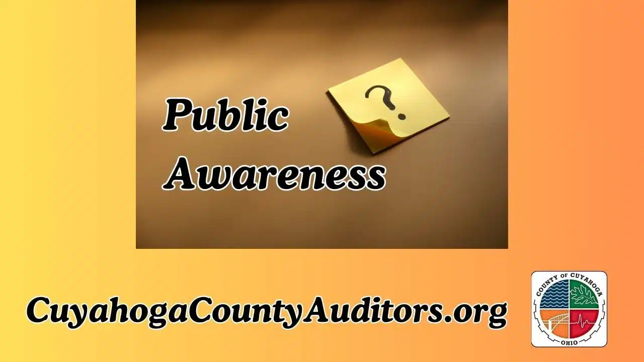 County Auditor’s Initiatives