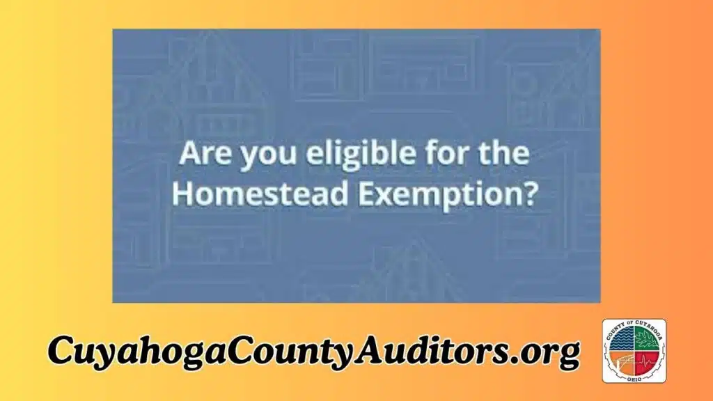 Explaining Homestead Exemption in Cuyahoga County